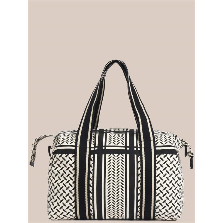 Lala Berlin Big Bag Muriel, Kufiya Off-White Black